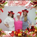 MRS CLAUS WITH HER  AMAZING FAIRIES DIANA & VALARY