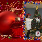 MRS SABRINA CLAUS AND FAIRY DIANA  AT A CHRISTMAS TREE